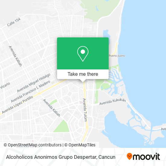 Alcoholicos Anonimos Grupo Despertar map