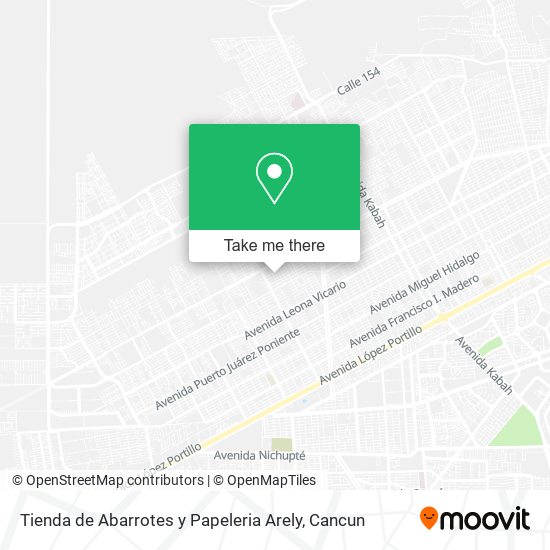 Tienda de Abarrotes y Papeleria Arely map