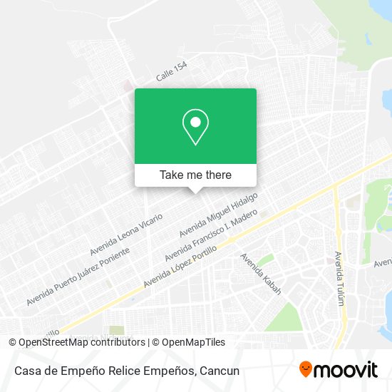 Casa de Empeño Relice Empeños map