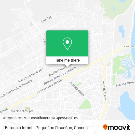 Estancia Infantil Pequeños Risueños map