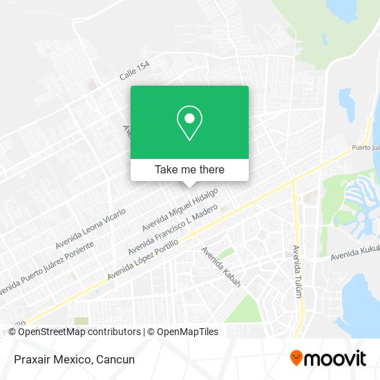 Praxair Mexico map