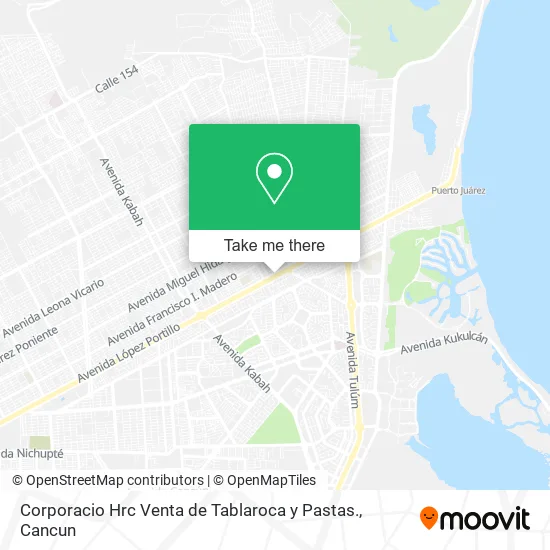 Corporacio Hrc Venta de Tablaroca y Pastas. map