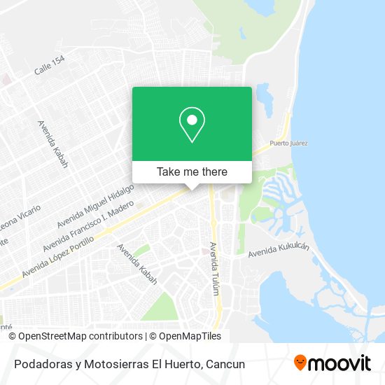 Podadoras y Motosierras El Huerto map