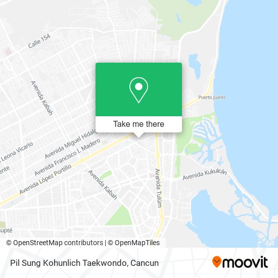 Mapa de Pil Sung Kohunlich Taekwondo