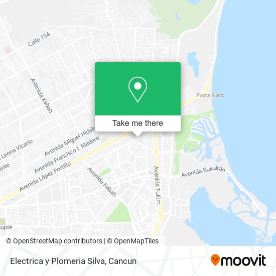Electrica y Plomeria Silva map