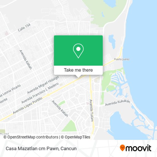 Mapa de Casa Mazatlan cm Pawn