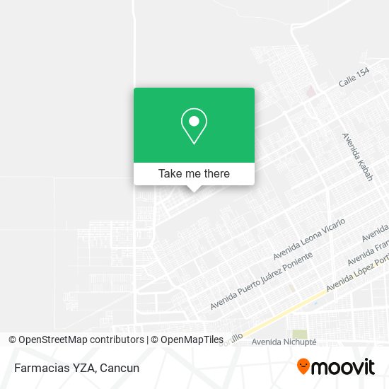 Farmacias YZA map