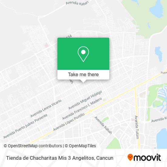 Mapa de Tienda de Chacharitas Mis 3 Angelitos