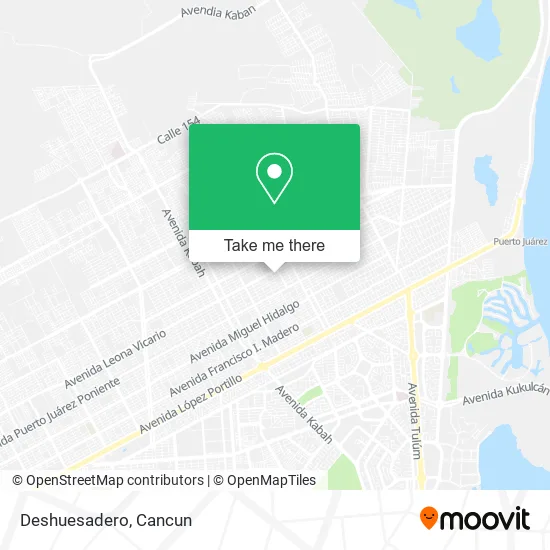 Deshuesadero map