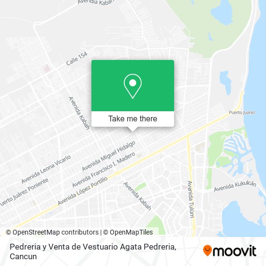 Mapa de Pedreria y Venta de Vestuario Agata Pedreria