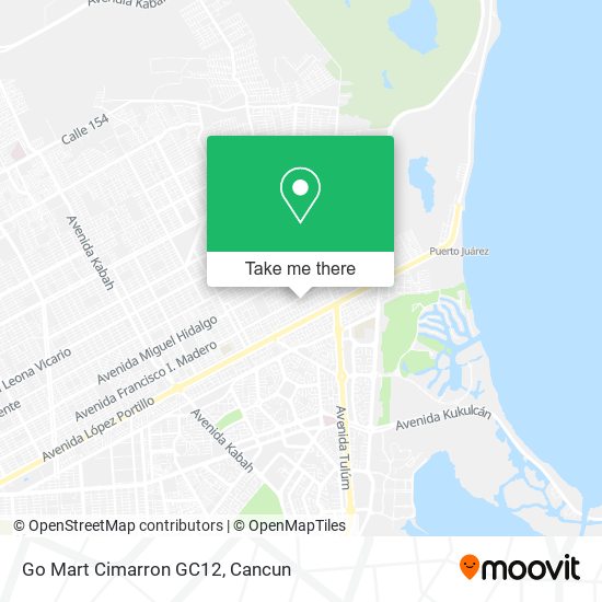 Mapa de Go Mart Cimarron GC12