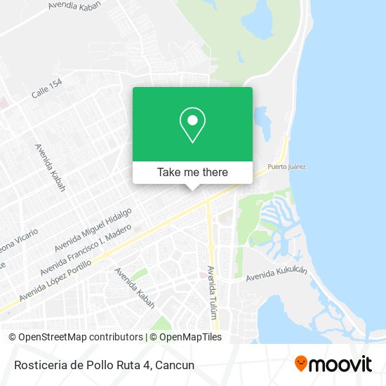 Rosticeria de Pollo Ruta 4 map