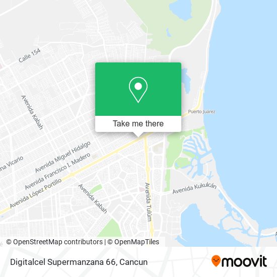 Mapa de Digitalcel Supermanzana 66