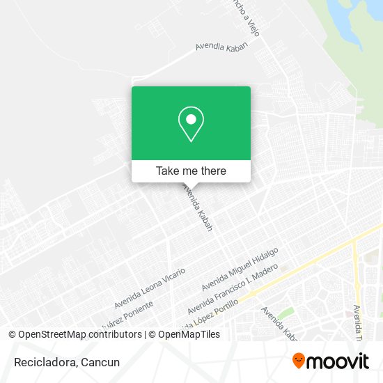 Recicladora map