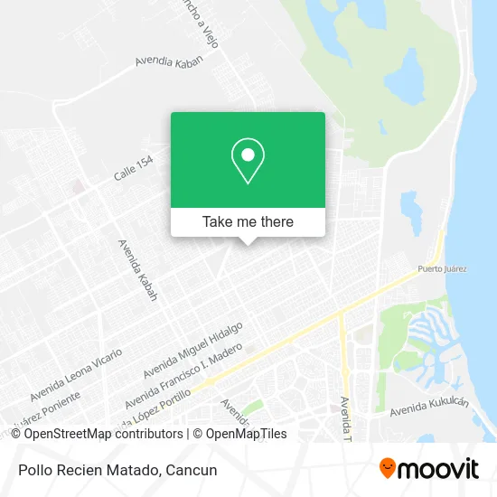 Pollo Recien Matado map