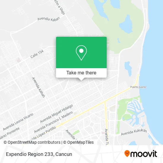 Expendio Region 233 map