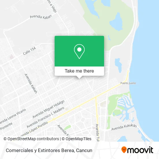 Comerciales y Extintores Berea map