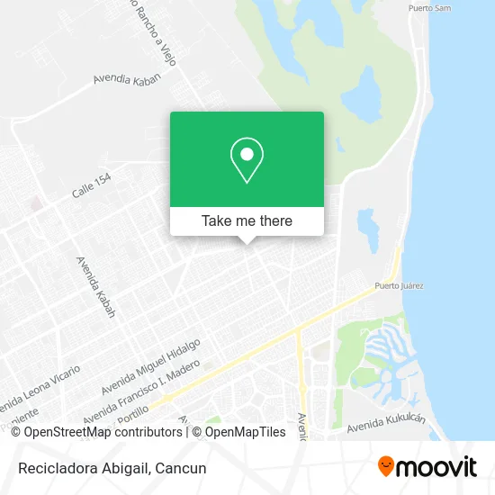 Recicladora Abigail map