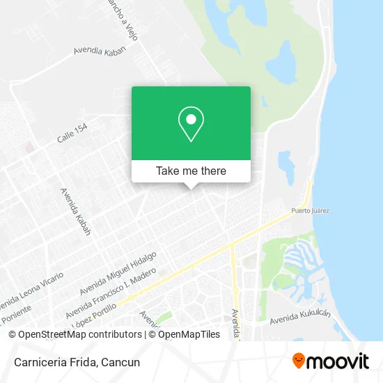 Carniceria Frida map