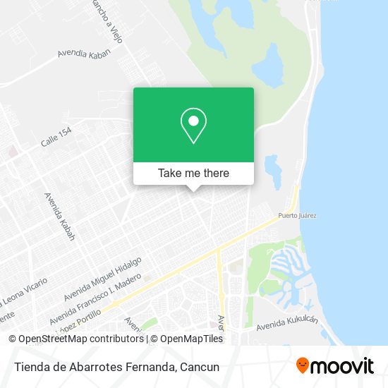 Tienda de Abarrotes Fernanda map