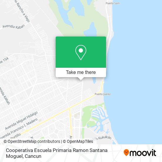 Cooperativa Escuela Primaria Ramon Santana Moguel map