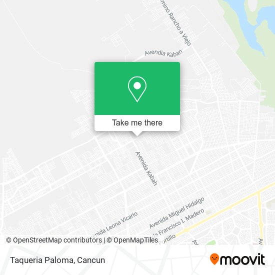 Mapa de Taqueria Paloma