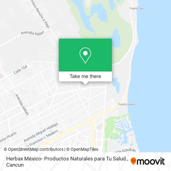 Herbax México- Productos Naturales para Tu Salud. map