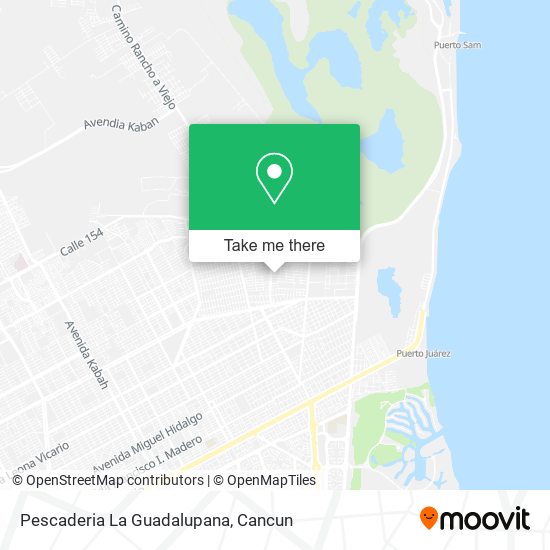 Mapa de Pescaderia La Guadalupana
