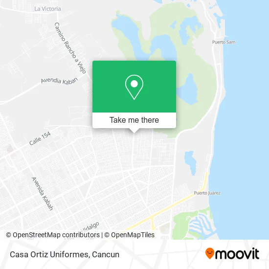Casa Ortiz Uniformes map