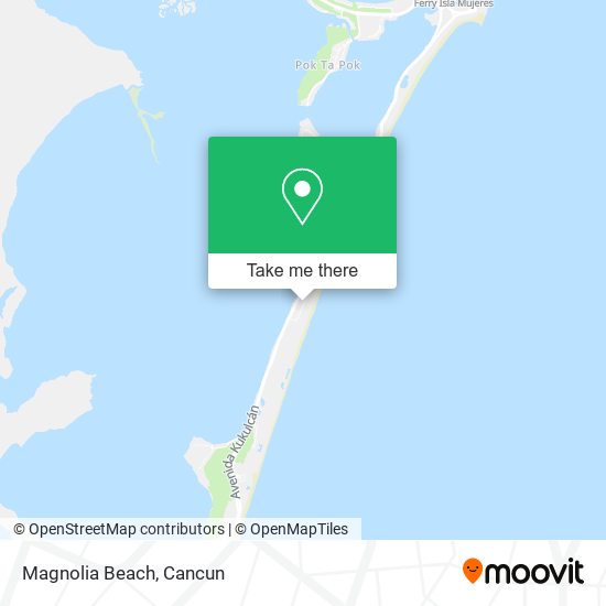 Magnolia Beach map