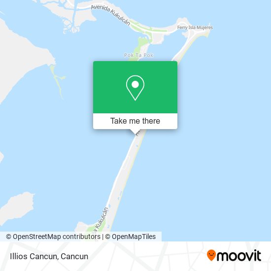 Illios Cancun map