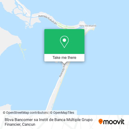 Mapa de Bbva Bancomer sa Instit de Banca Múltiple Grupo Financier