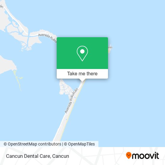 Mapa de Cancun Dental Care