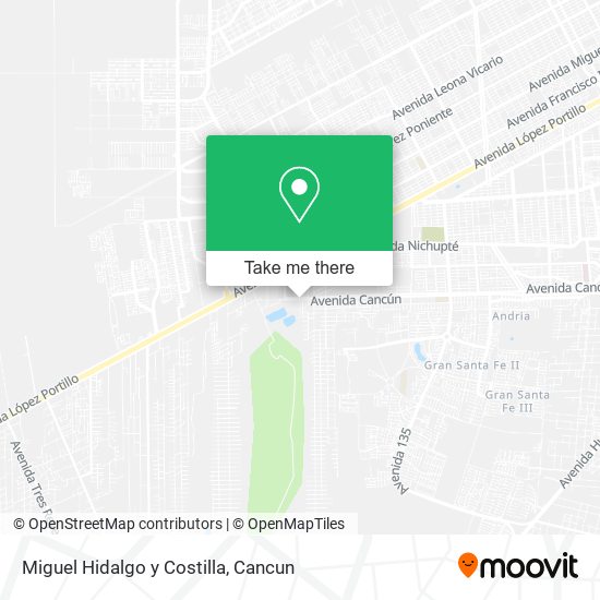 Miguel Hidalgo y Costilla map