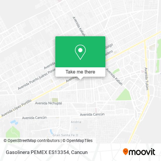Mapa de Gasolinera PEMEX ES13354