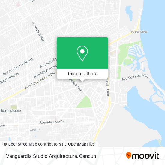 Mapa de Vanguardia Studio Arquitectura