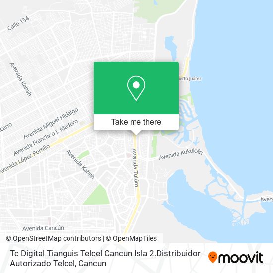 Tc Digital Tianguis Telcel Cancun Isla 2.Distribuidor Autorizado Telcel map