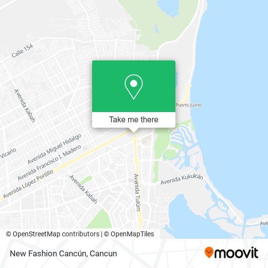 New Fashion Cancún map