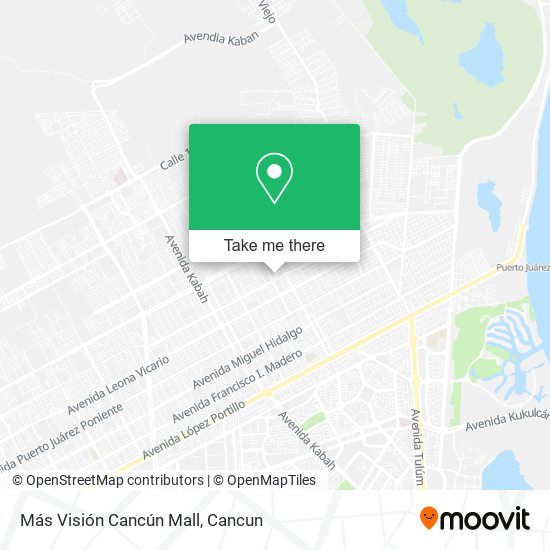 Más Visión Cancún Mall map