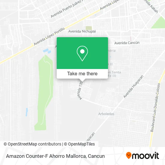 Amazon Counter-F Ahorro Mallorca map