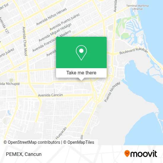 PEMEX map