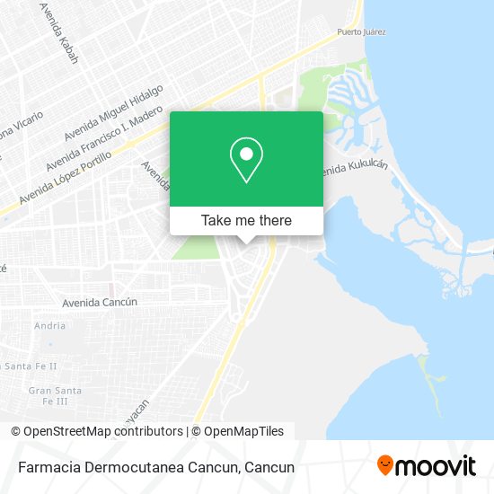 Farmacia Dermocutanea Cancun map
