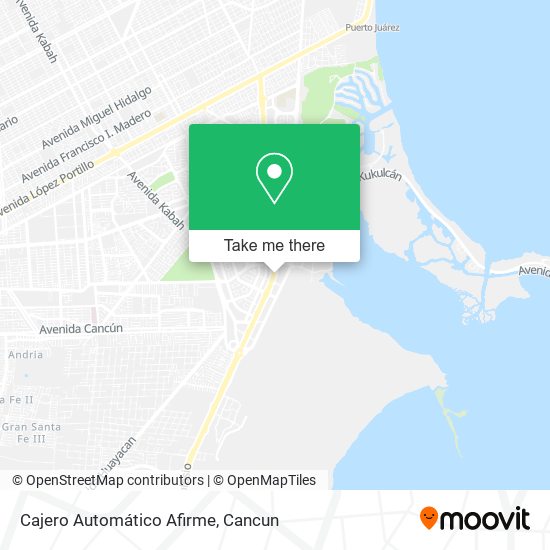 Cajero Automático Afirme map
