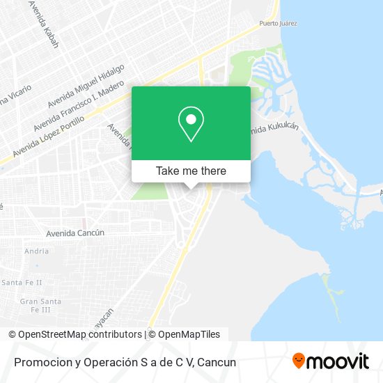 Mapa de Promocion y Operación S a de C V