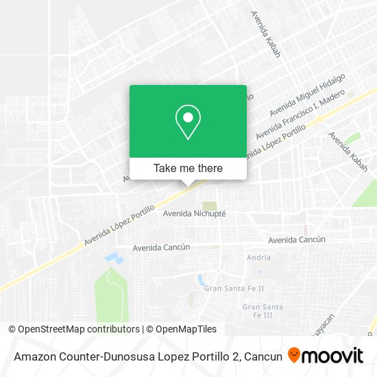 Mapa de Amazon Counter-Dunosusa Lopez Portillo 2