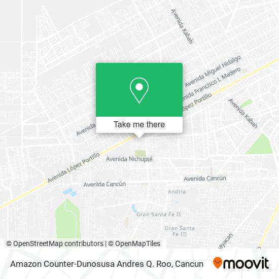 Mapa de Amazon Counter-Dunosusa Andres Q. Roo