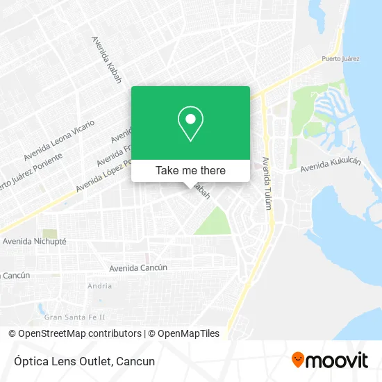 Óptica Lens Outlet map