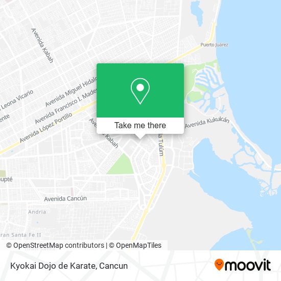 Mapa de Kyokai Dojo de Karate