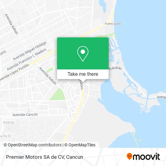 Premier Motors SA de CV map