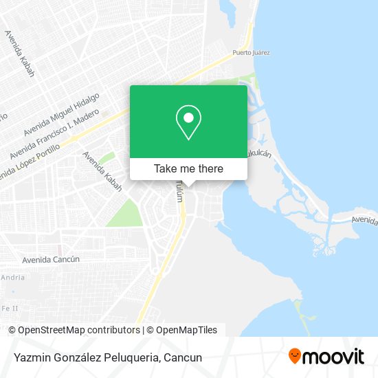 Mapa de Yazmin González Peluqueria